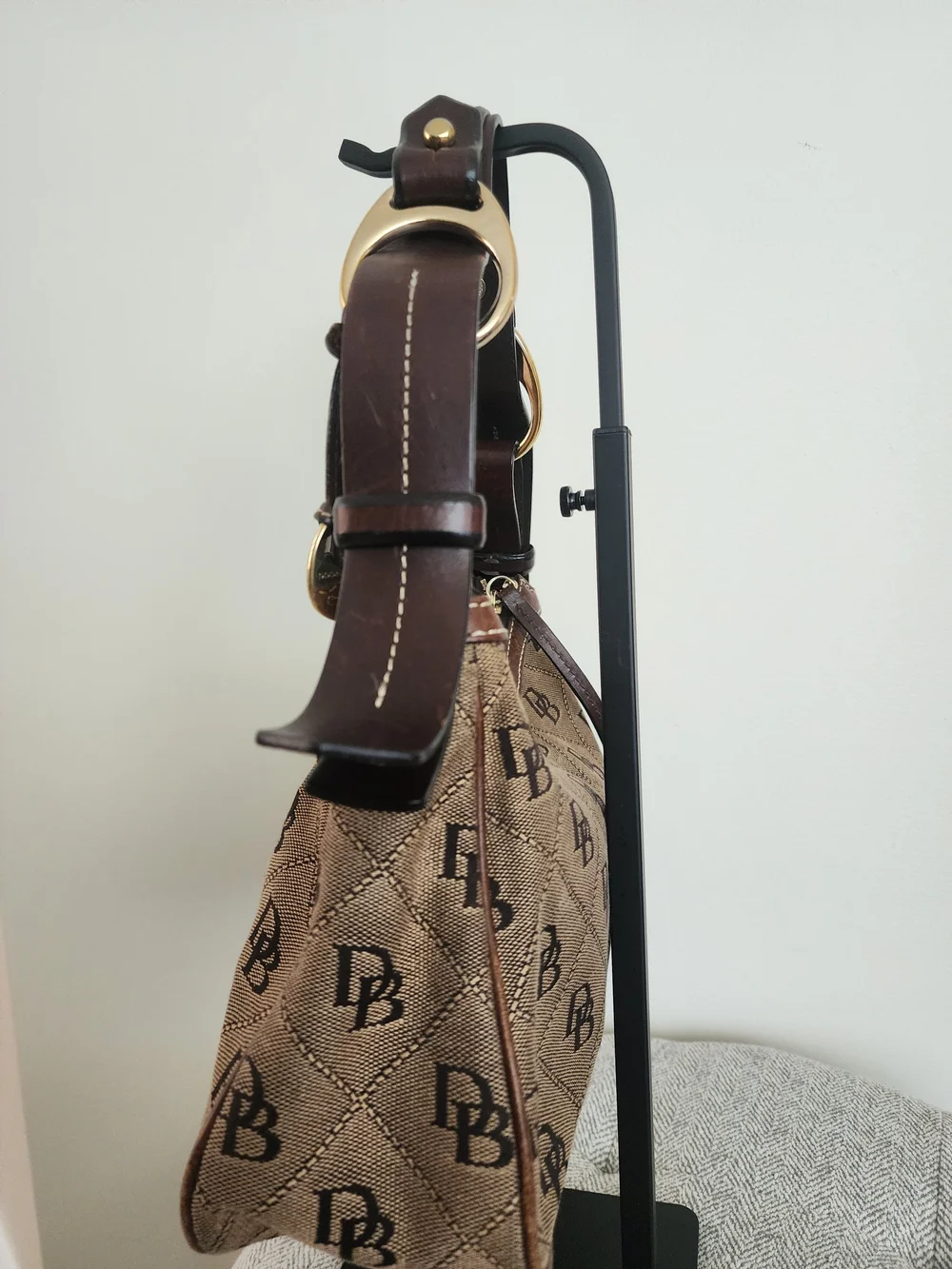 Dooney & Bourke Signature Monogram Canvas Hobo bag